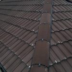 Brown tiled roof