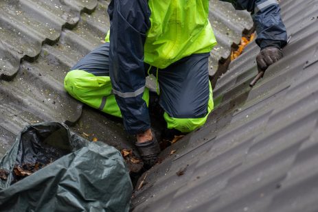 roof-clean-gutter